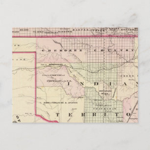 Indisches Gebiet 2 Postkarte