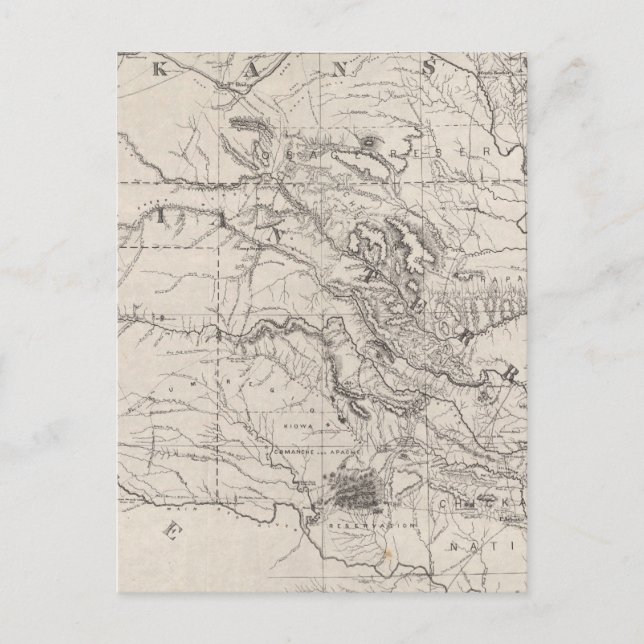 Indisches Gebiet Postkarte (Vorderseite)