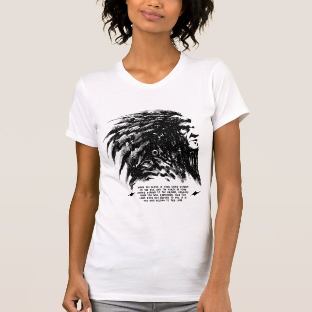 Indisches Gesicht T-Shirt (Vorderseite)