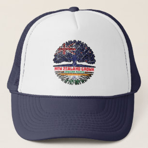 Indisches Indien Neuseeländer New Zealand Treots Truckerkappe