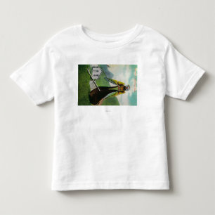 Indisches Kanu mit Repräsentationsfigur in Kleinkind T-shirt