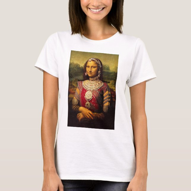 Indisches königliches Monalisa T-Shirt (Vorderseite)
