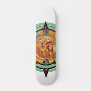 Indisches Kopftestmuster-Skateboard Skateboard