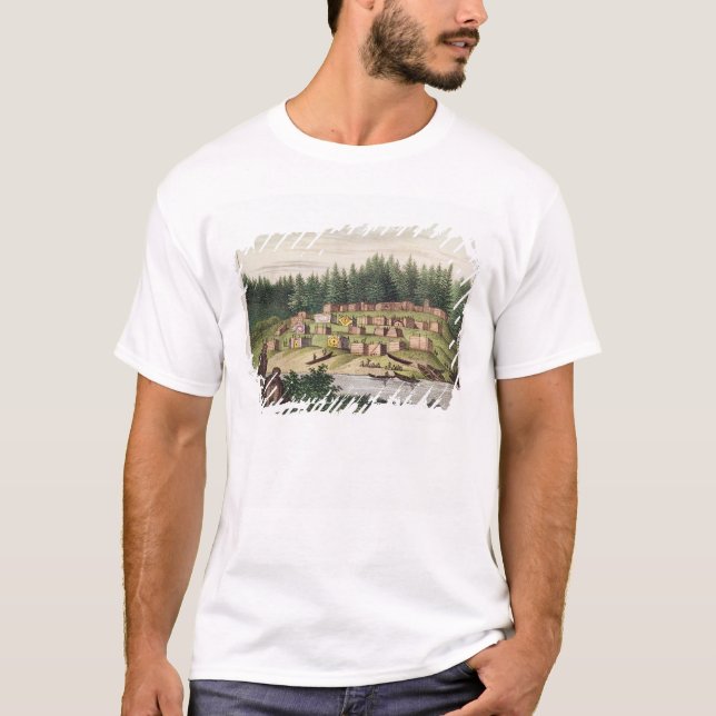 Indisches Lager auf Quadra Insel T-Shirt (Vorderseite)