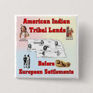 Indisches Land Button