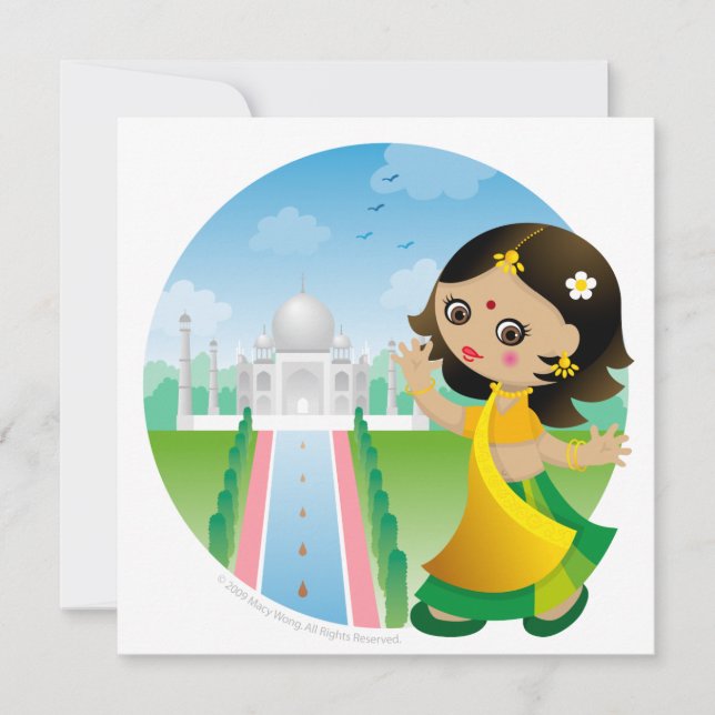 Indisches Mädchen (Vorderseite)