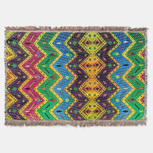 Indisches mexikanisches farbiges Abstract Design Decke