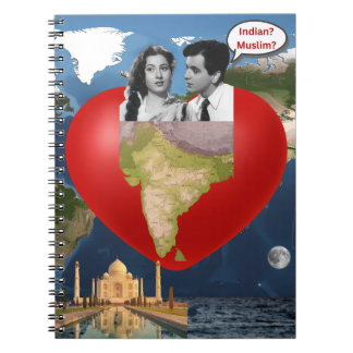 Indisches Muslim Notebook Notizblock