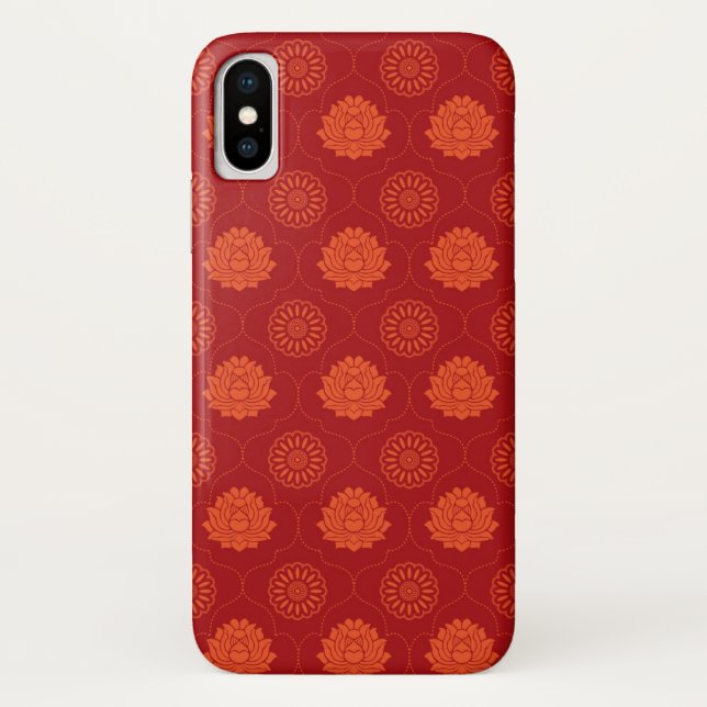 Indisches Muster Case-Mate iPhone Hülle (Rückseite)