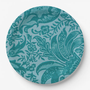 Indisches Muster (von William Morris) Papierplatte Pappteller