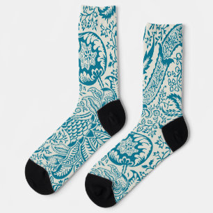 Indisches Muster, William Morris Socken