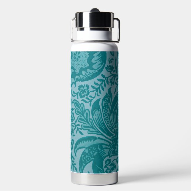 Indisches Muster, William Morris Trinkflasche (Hinten)