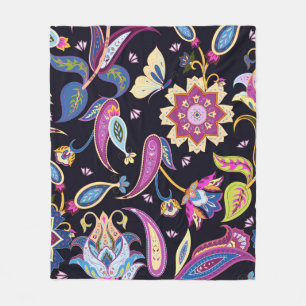 Indisches Paisley-Muster Fleecedecke