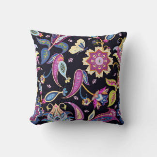 Indisches Paisley-Muster Kissen