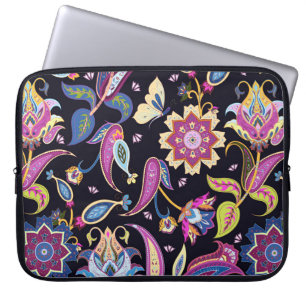 Indisches Paisley-Muster Laptopschutzhülle