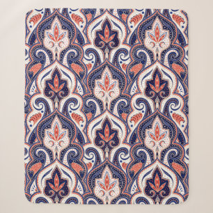 Indisches Paisley-Muster nahtlos. Persische Arabes Sherpadecke