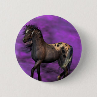 Indisches Pferd Button