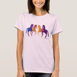 Indisches Pony-Damen-Baby - Puppe T - Shirt