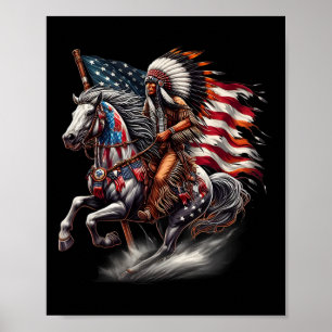 Indisches Reitpferd 4. O Poster