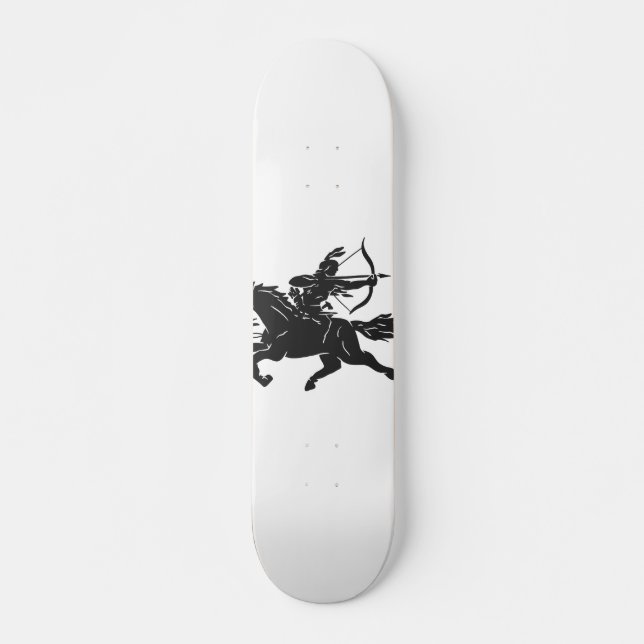 Indisches Reitpferd - Farbe wählen Skateboard (Vorne)