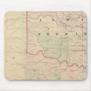 Indisches Territorium und Texas, Nordwestteil Mousepad