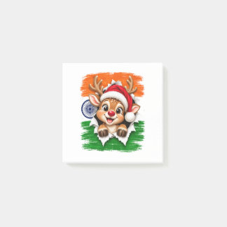 Indisches Weihnachtsrentier Post-it Klebezettel