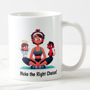 Individualisierbare Engel-Fitness-Tasse Kaffeetasse