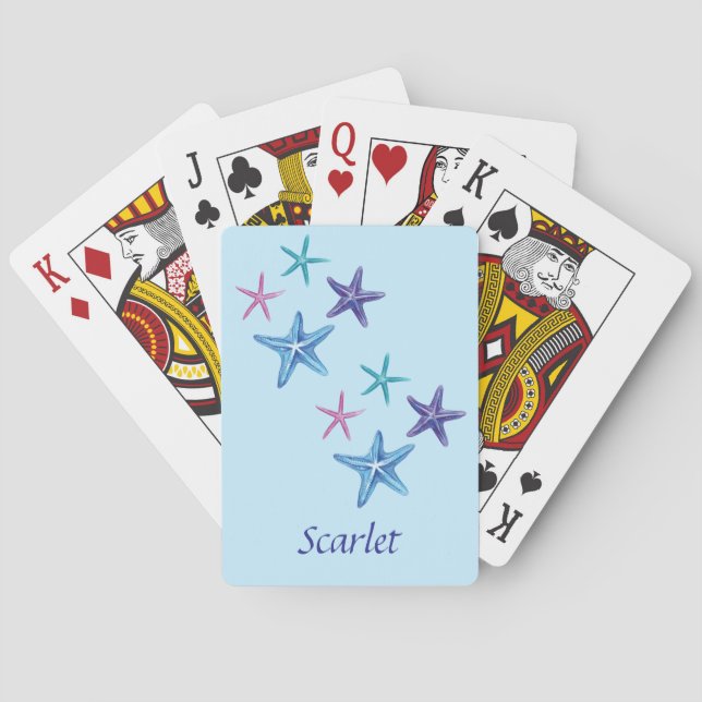 Individualisierbare Farbenfängerschreibweise Spielkarten (Rückseite)