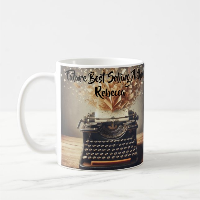 Individualisierbare zukunftsweisende Bestseller-Au Kaffeetasse (Links)