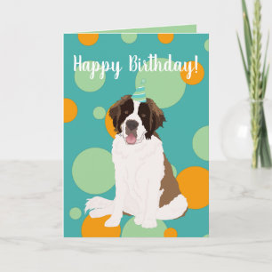 Individualisierbarer Saint Bernard Karte