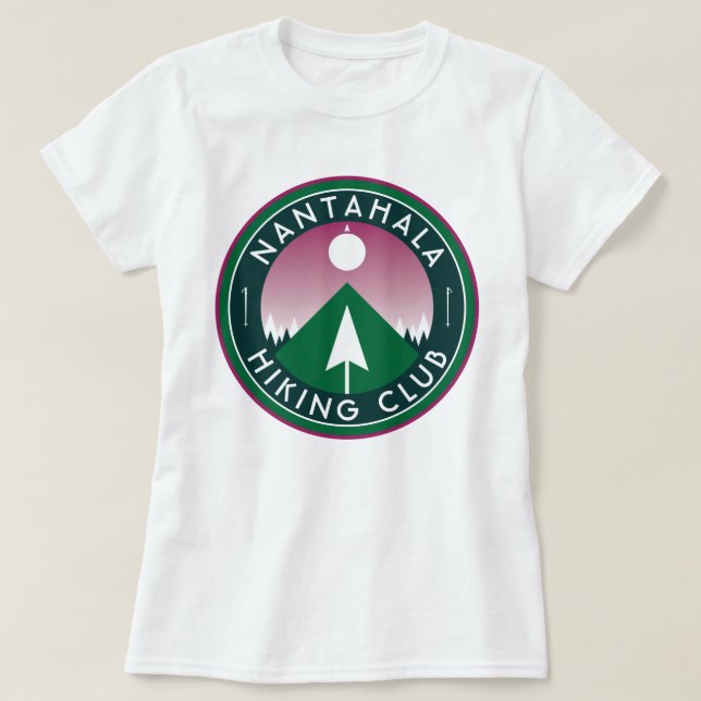 individualisierbarer Wanderclub T - Shirt (Design vorne)