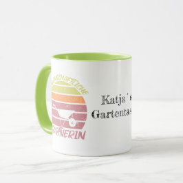 Individualisierbares Design Gärtnerin Tasse