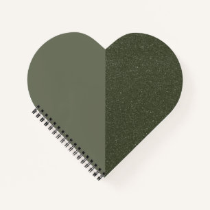 Individualisierbares Heart Spiral Notebook Notizbuch