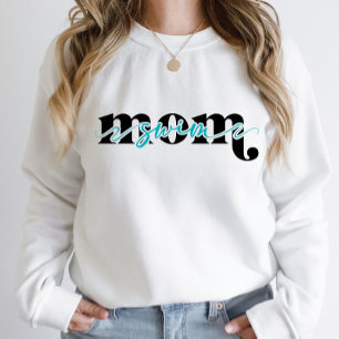 Individualisierbares Schwimm-Mutter-Sweatshirt Sweatshirt