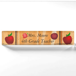 Individualisieren der Apple Art Teacher-Klasse Namensplakette