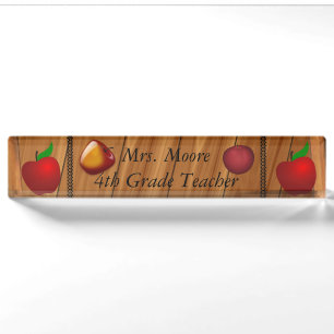 Individualisieren der Apple Art Teacher-Klasse Namensplakette
