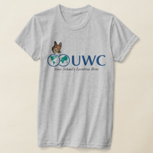 Individualisieren Sie den Front- und Back-UWC-Schm T-Shirt