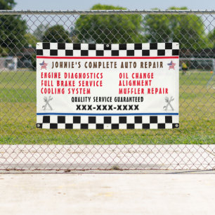 Individualisierte Autowerkstatt-Vollservice-USA-Fl Banner