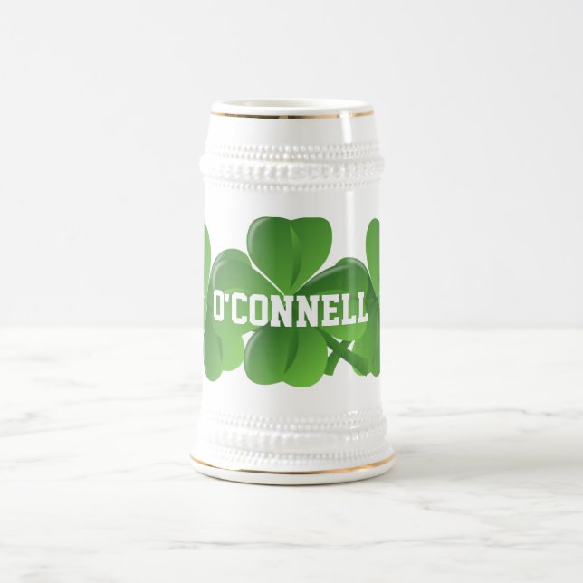 Individualisierte Irish St Patrick's Day Bierglas (Mittel)
