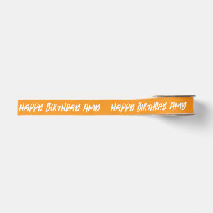 INDIVIDUALISIERTER NAME STYLISH MODERN HERZLICHEN RIPSBAND