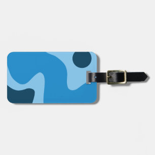 Individuell angepasster Deep Water Blue Mod Acryl- Gepäckanhänger