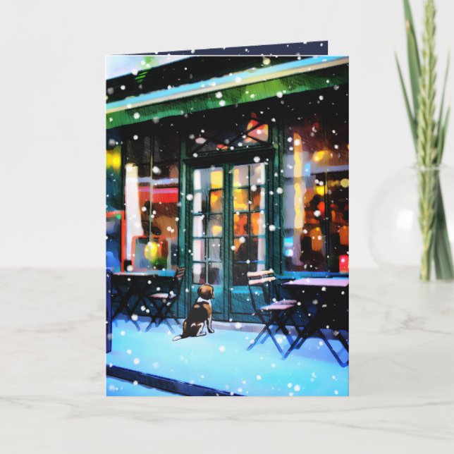 Individuell anpassbare Beginnerkarte Feiertagskarte (Vorderseite)