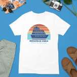 Individuell anpassbare Bootsfahrt Sunset Family<br><div class="desc">Coole T - Shirt für Reisende,  die sich in einer Kreuzfahrt mit dem Schiff treffen,  für ihre Wiedersehen oder für einen Sommerurlaub auf Bermuda,  den Bahamas oder der Karibik. Passen Sie diese niedlichen Sonnenuntergang-T-Shirts mit Ihrem Familiennamen und Ziel oder Jahr an.</div>