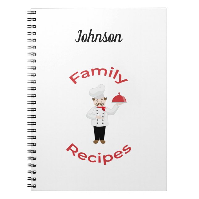 Individuell anpassbare Familienrezepte Buch Italie (Vorderseite)