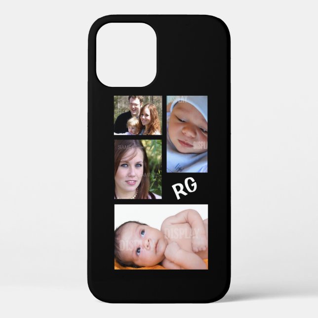 Individuell anpassbare FotoCollage Case-Mate iPhone Hülle (Rückseite)