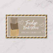 Individuell anpassbare Fudding Business Cards