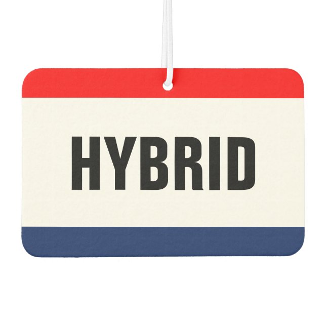 Individuell anpassbare Hybrid-Werbeaktion für Auto Autolufterfrischer (Vorderseite)