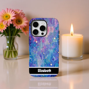 Individuell anpassbare kosmische Leinwand Telefona iPhone 16 Pro Hülle