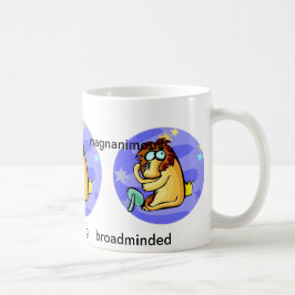 Individuell anpassbare Leo Lion-Cartoon-Eigenschaf Kaffeetasse