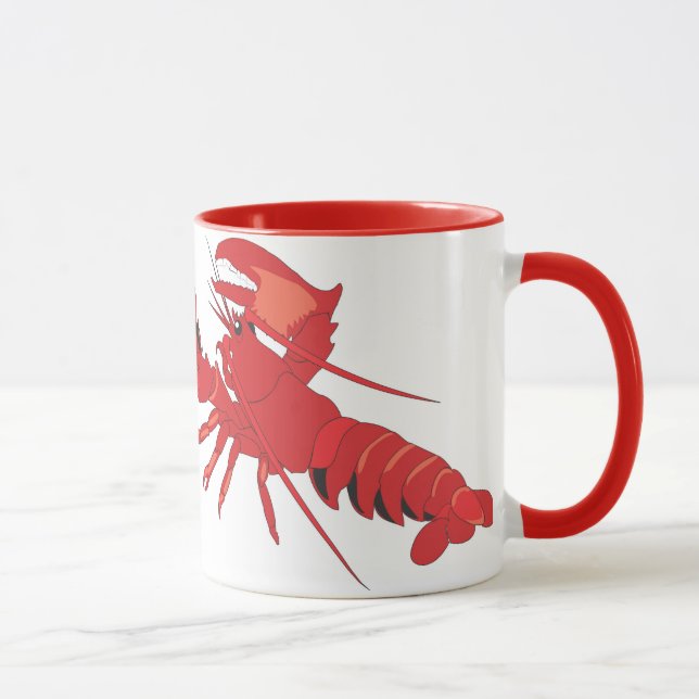 Individuell anpassbare Mainstream-Event-Lobster-Ta Tasse (Rechts)